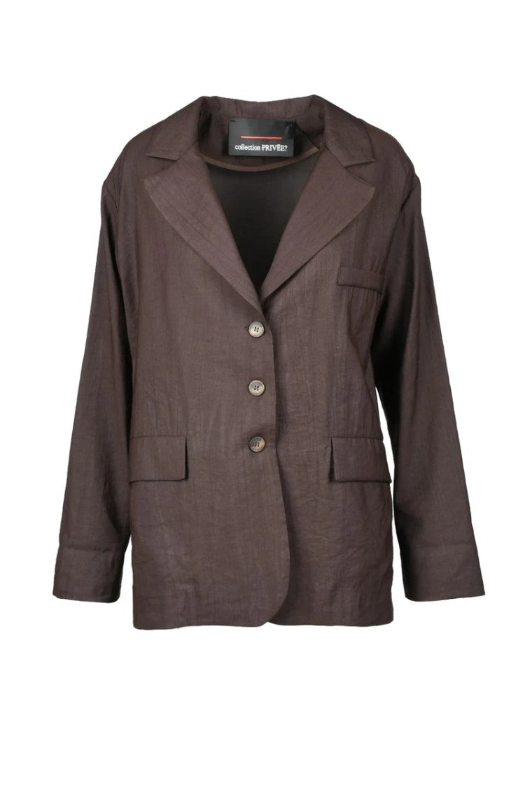 Collection Privee? Soft Blazer - Brown