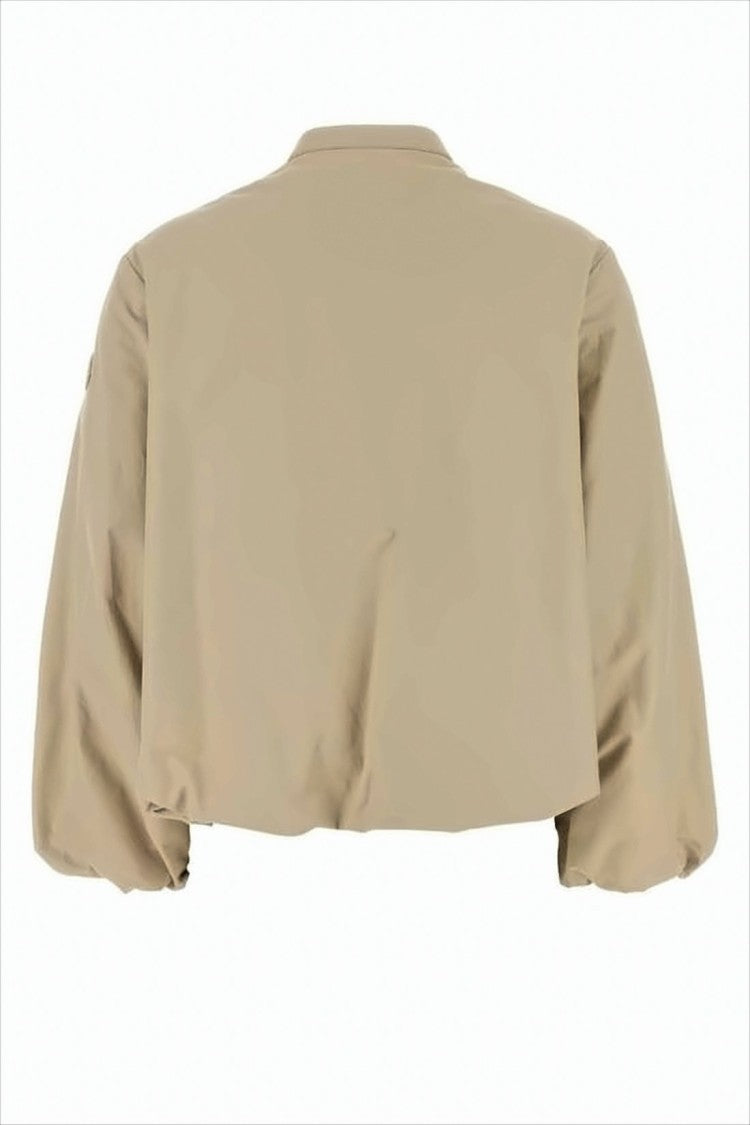 Moncler Cropped Jacket With Zip Front