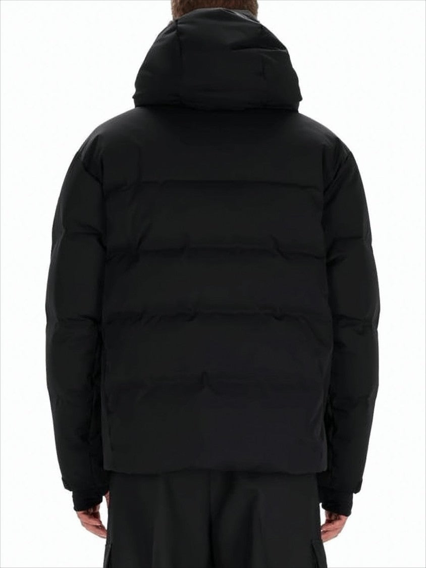 Moncler Padded Hooded Down Jacket With High Collar