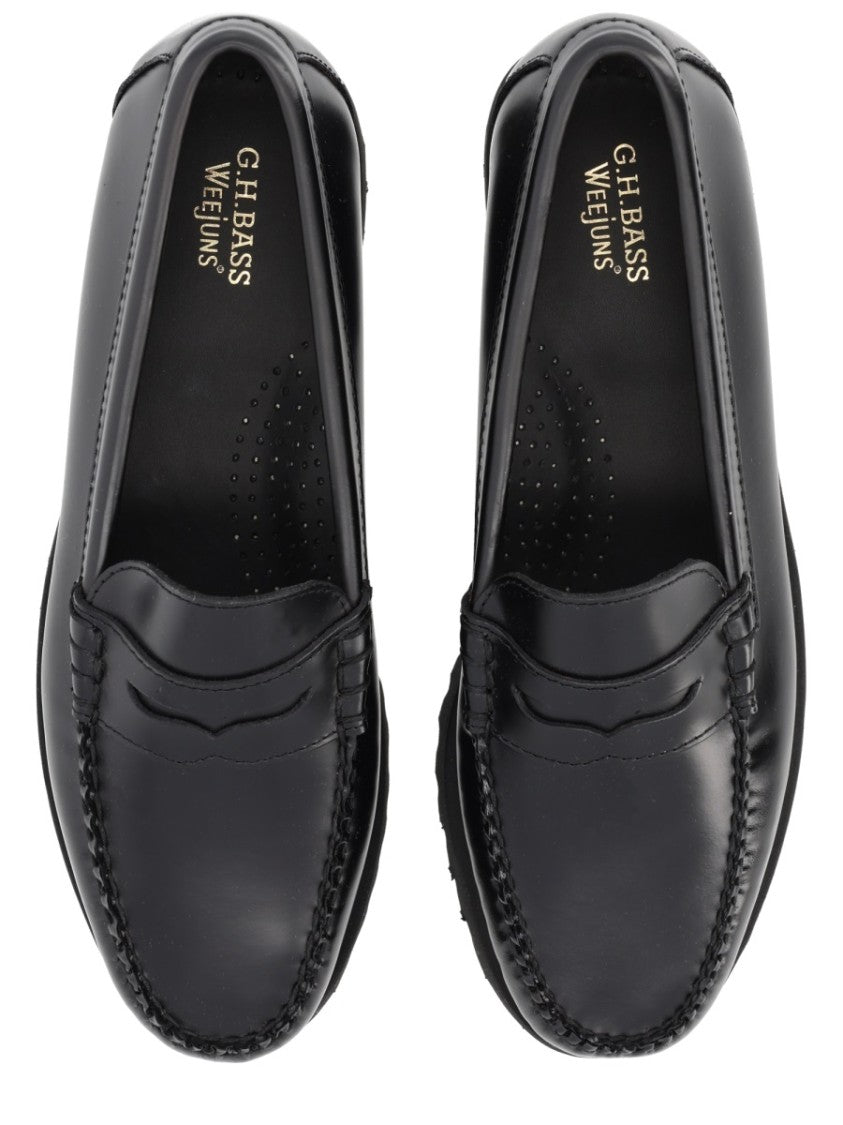 G.H. Bass Weejuns 90S Penny Polished Leather Loafers