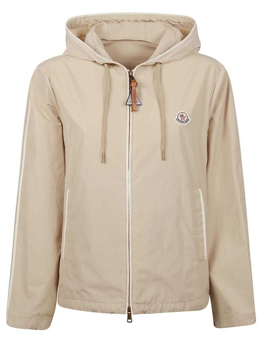 Moncler Sarracenia Hooded Cotton Blend Windbreaker