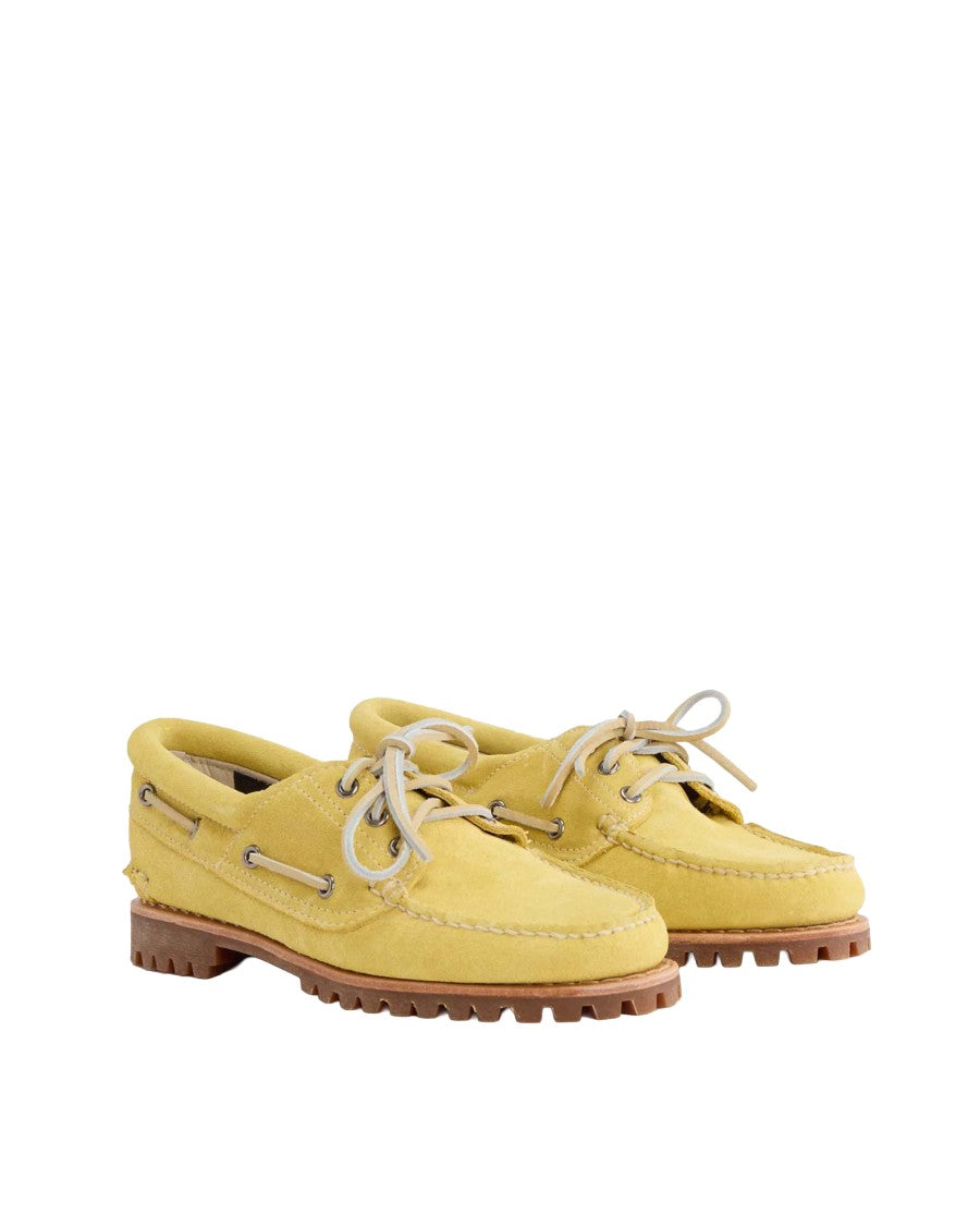Timberland Medium Yellow Suede Boat Shoe
