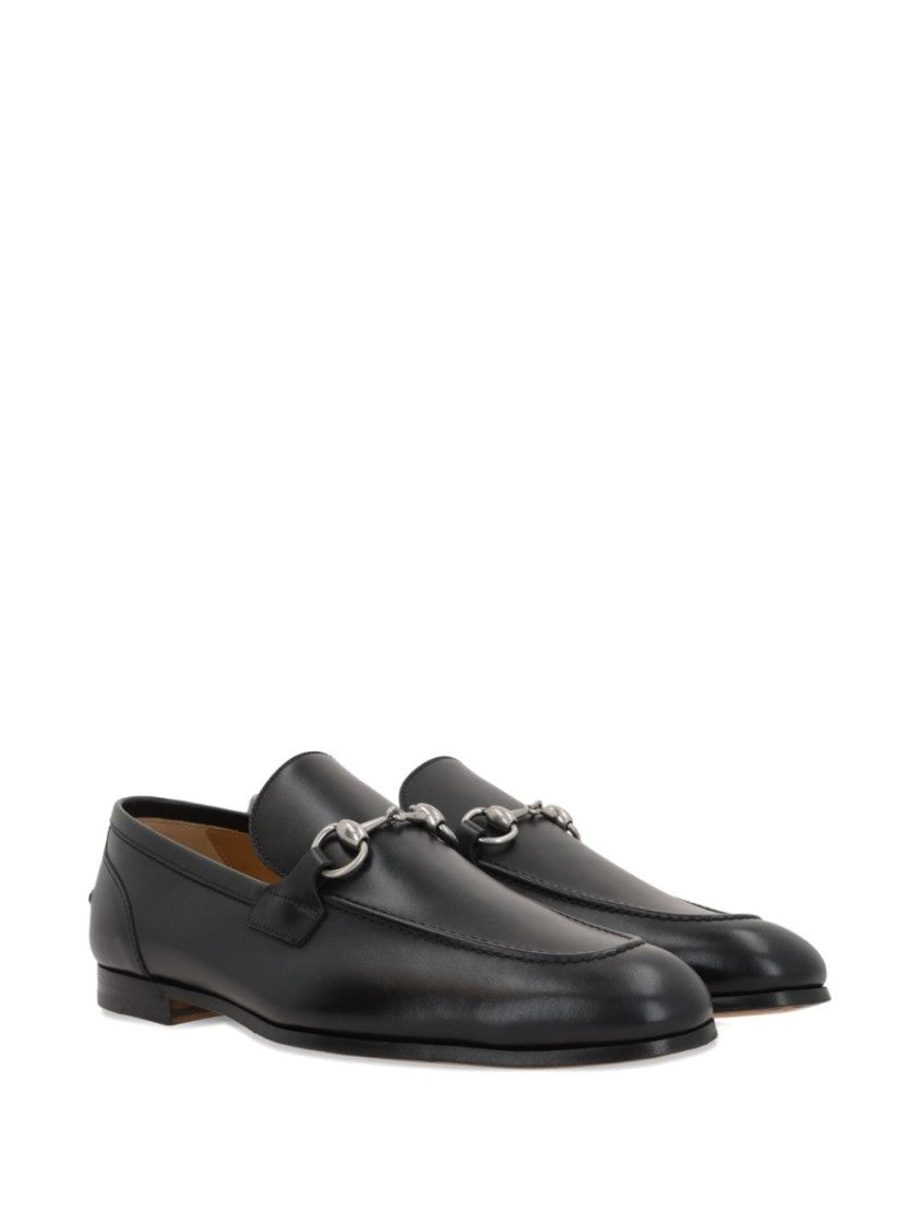 Gucci Classic Black Leather Jordaan Loafer