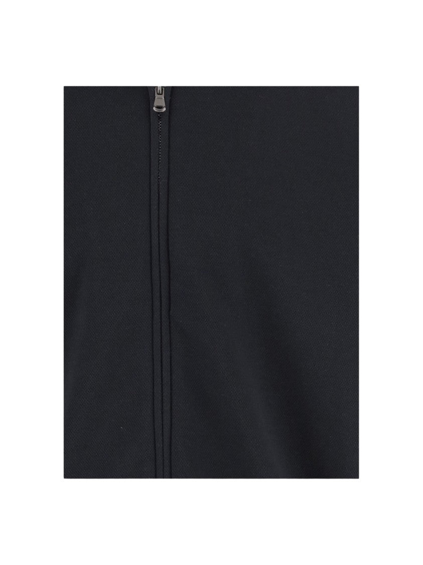 Vince Cotton Blend Zip-Up Sweater