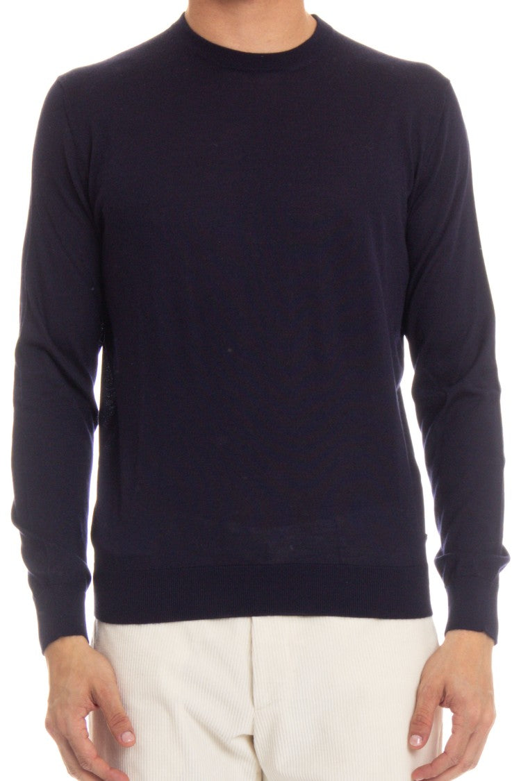 Colombo Cashmere-Silk Crewneck Sweater