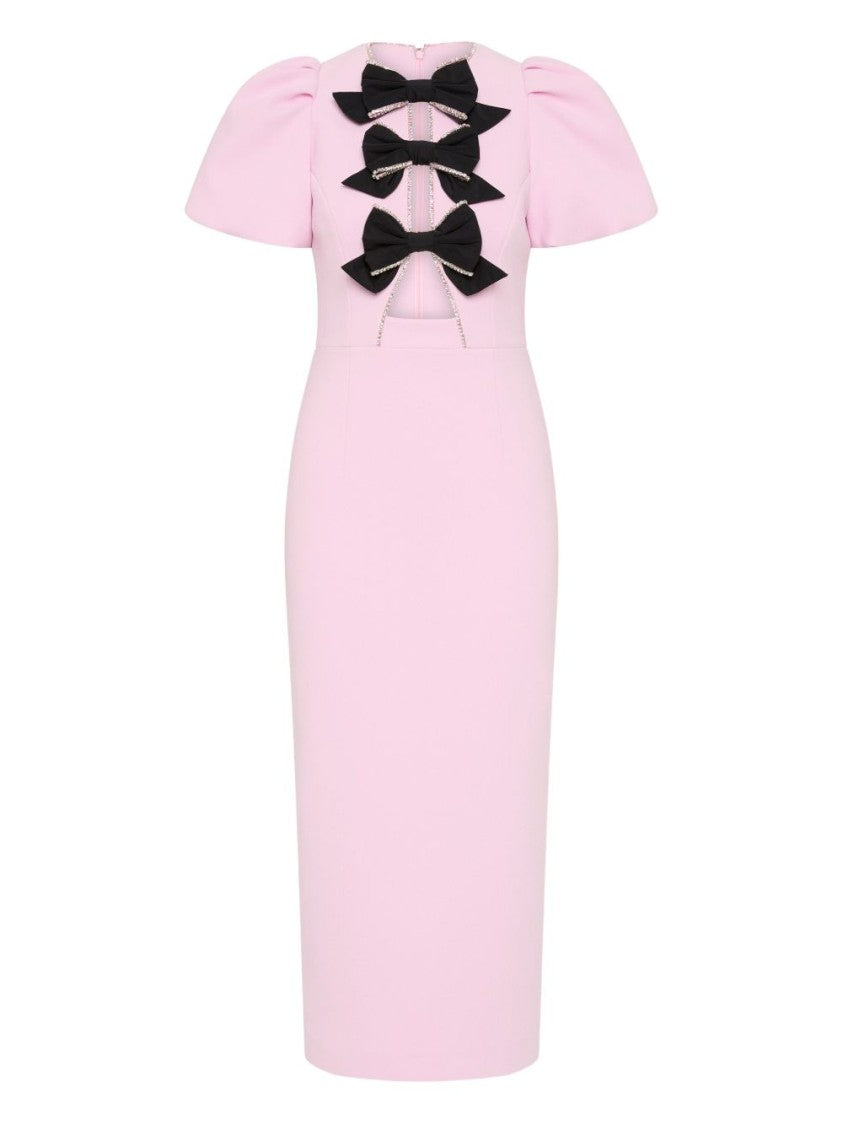 Rebecca Vallance Midi-Length Fitted Dress With Cut-Out Front