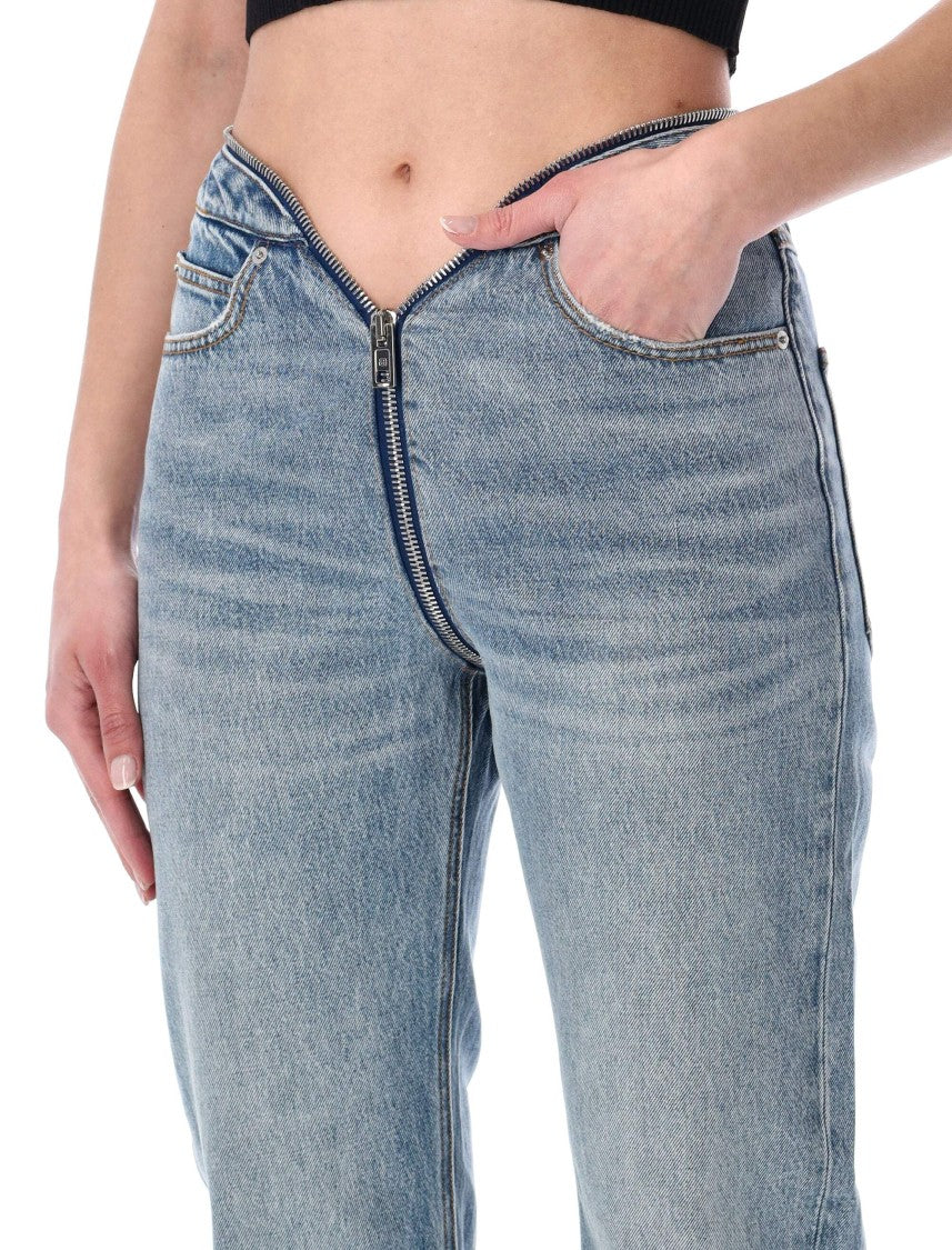 Alexander Wang Vita V Zip Front Jeans