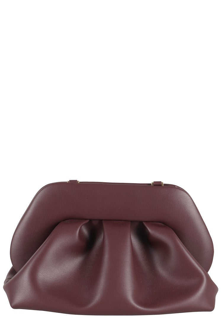 Themoirè Ruched Design Vegan Purse
