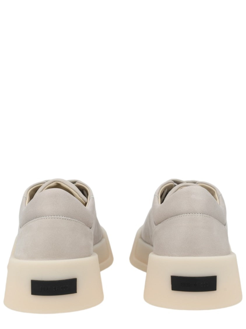 Fear Of God Grey Minimalist Calfskin Low-Top Sneakers