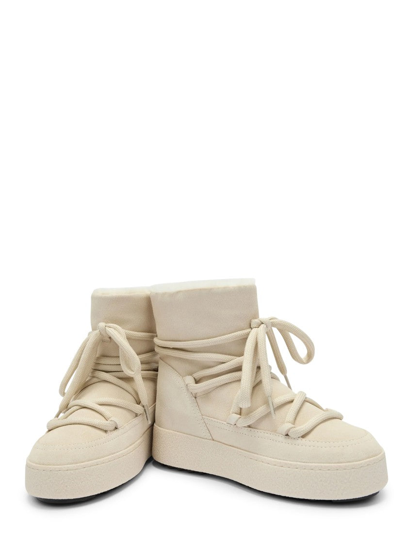Moon Boot Ltrack Sofia Wrap-Around Lace Mid-Height Suede Boots