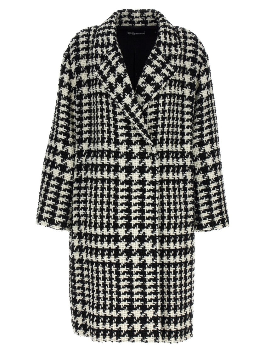 Dolce & Gabbana Pied De Poule' Coat