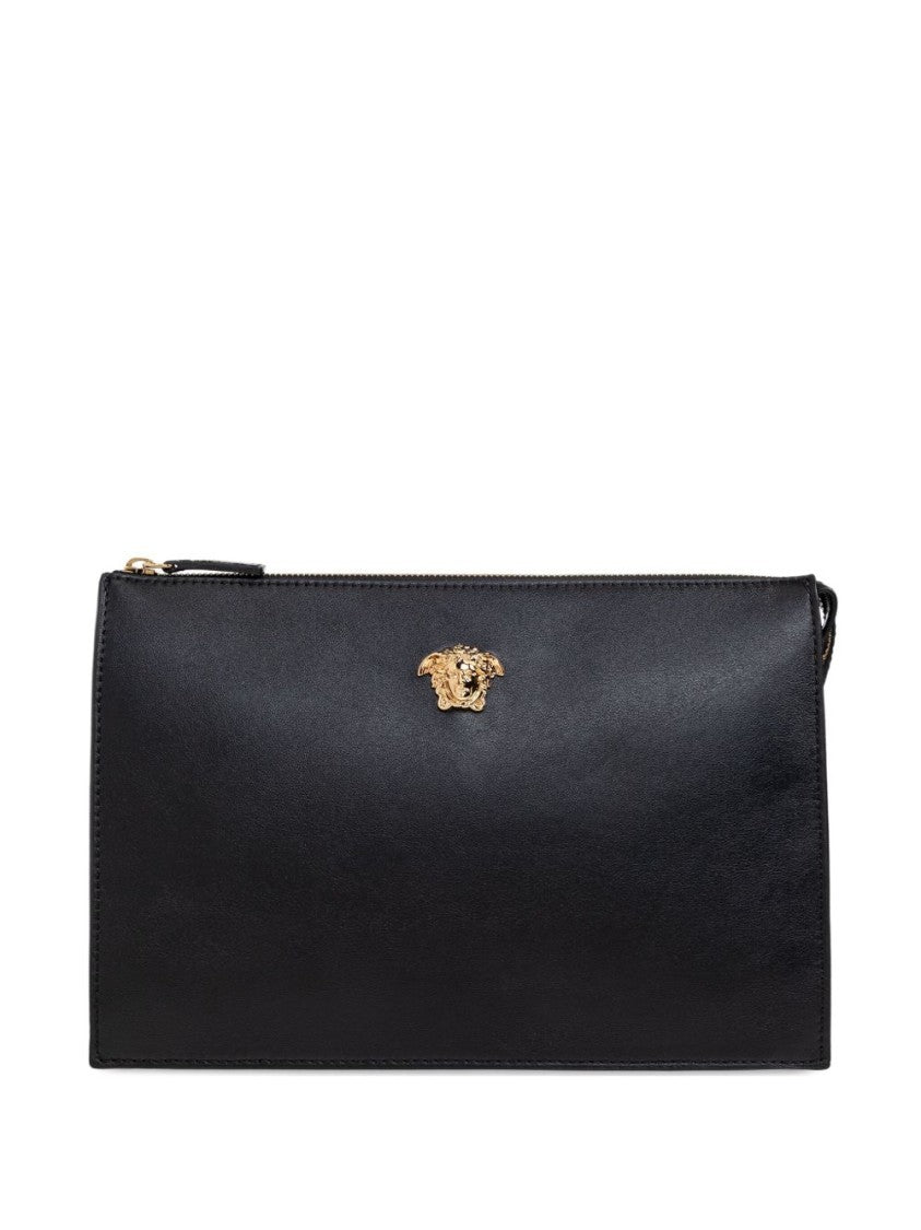 Versace Rectangular Black Clutch Bag