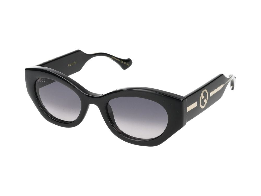 Gucci Sunglasses Gucci Gg1553s 001 Black Crystal Grey 52/21/145