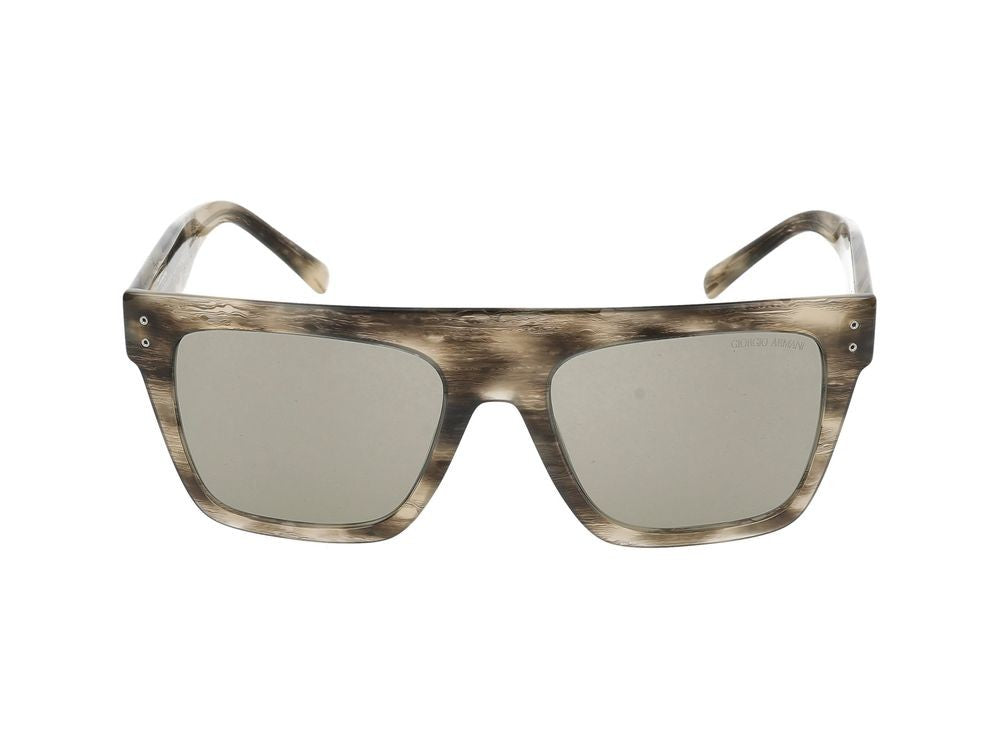 Giorgio Armani Sunglasses Giorgio Armani 0Ar8177 5922/3 Striped Light Grey 52/18/145