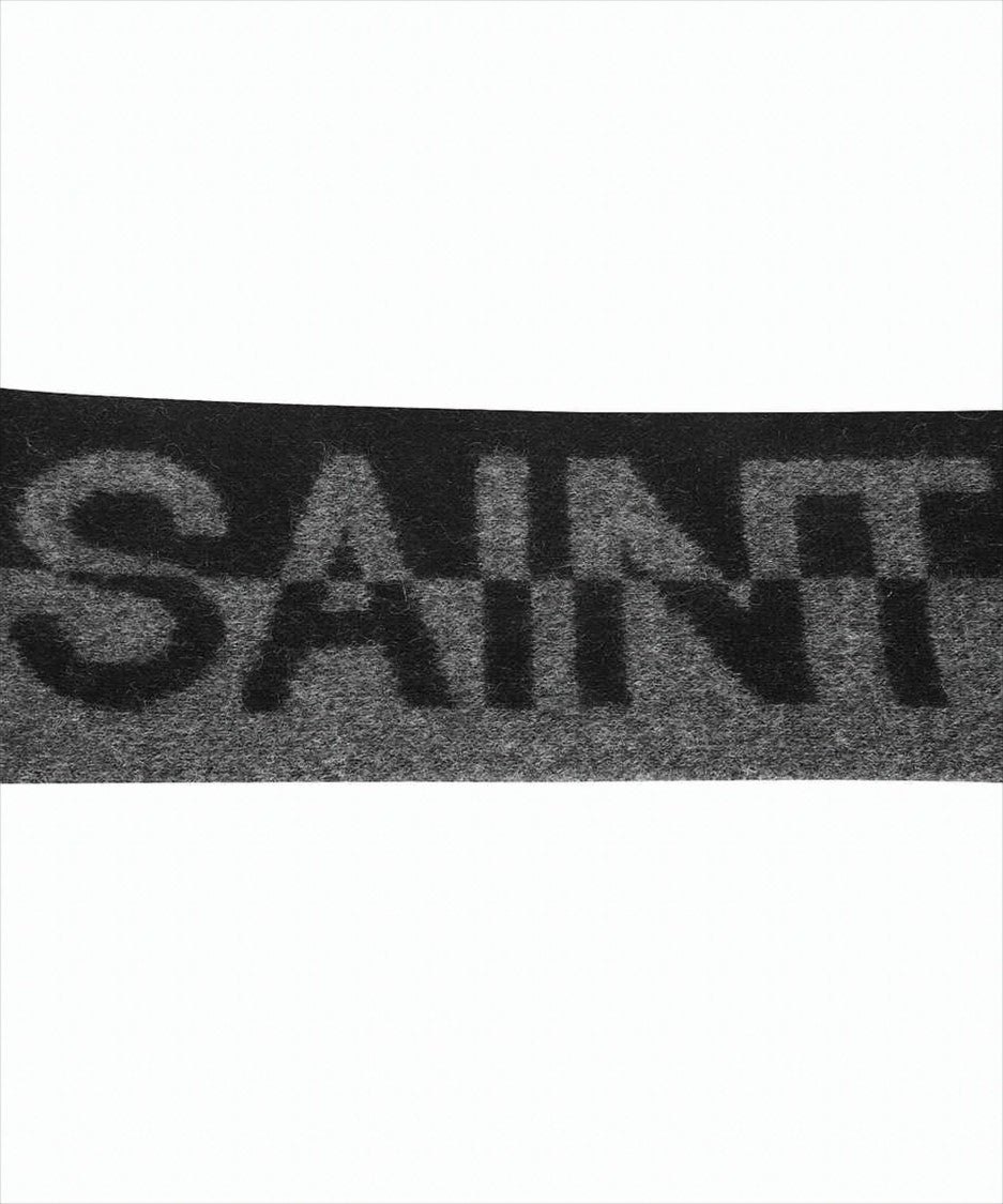 Saint Laurent Signature Wool Scarf