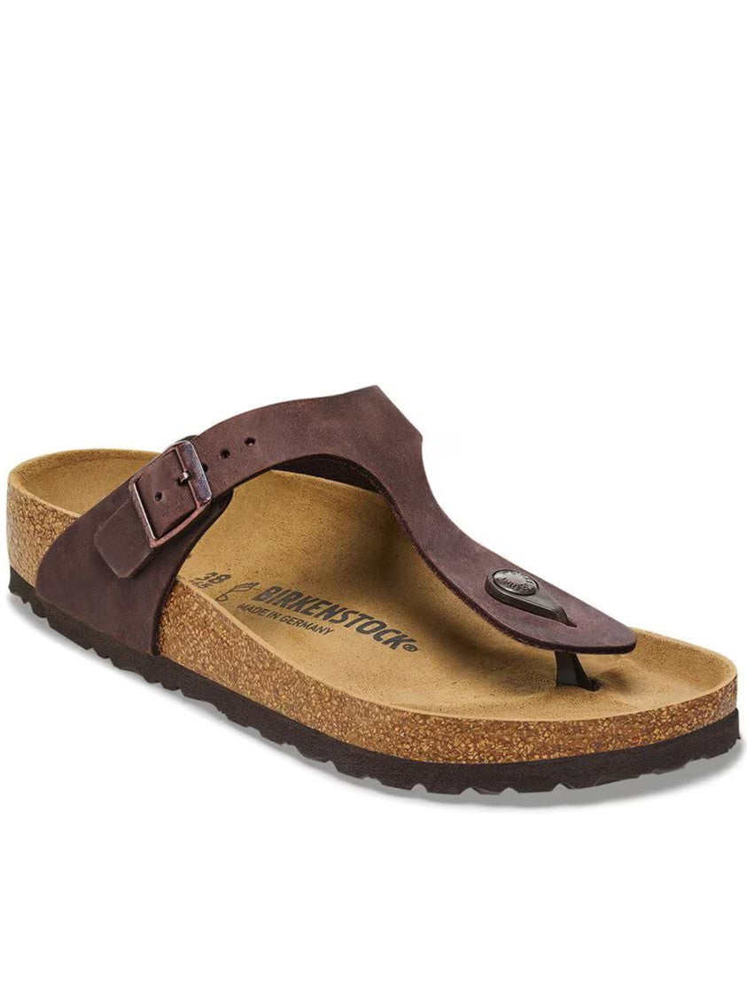 Birkenstock Gizeh Brown Leather Contoured Sandal