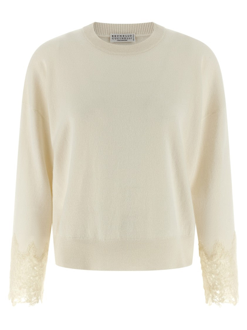 Brunello Cucinelli Knit Cuffs Cashmere Sweater