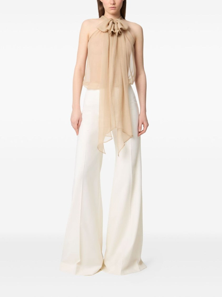 Nina Ricci Sand Beige Sleeveless Top