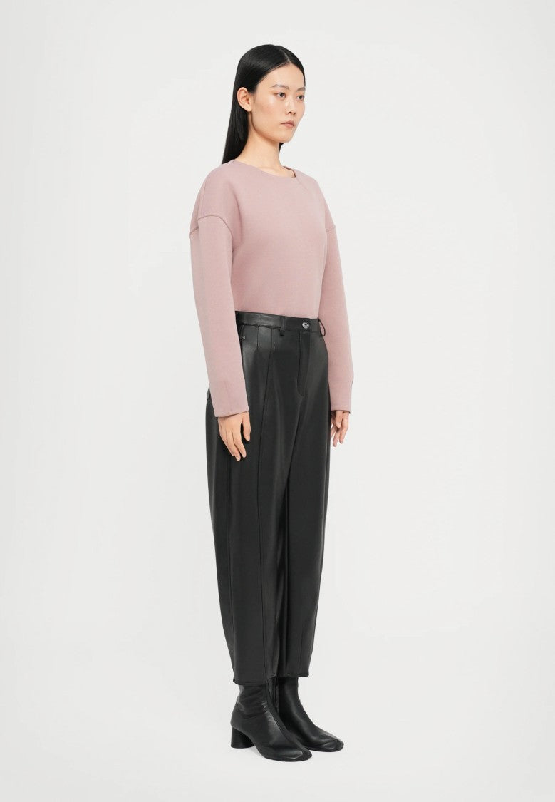 Max Mara Classic Cropped Black Trousers