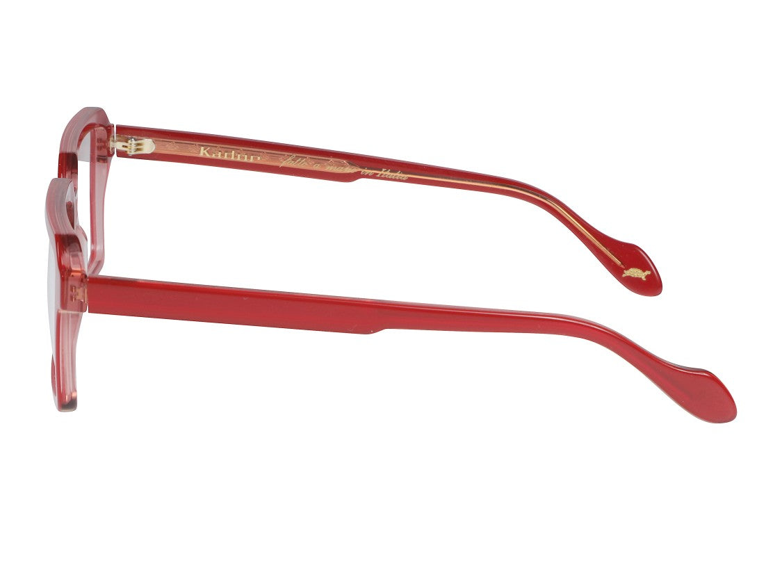 Kador Gold Disko Light Bold Oversized Square Eyeglasses