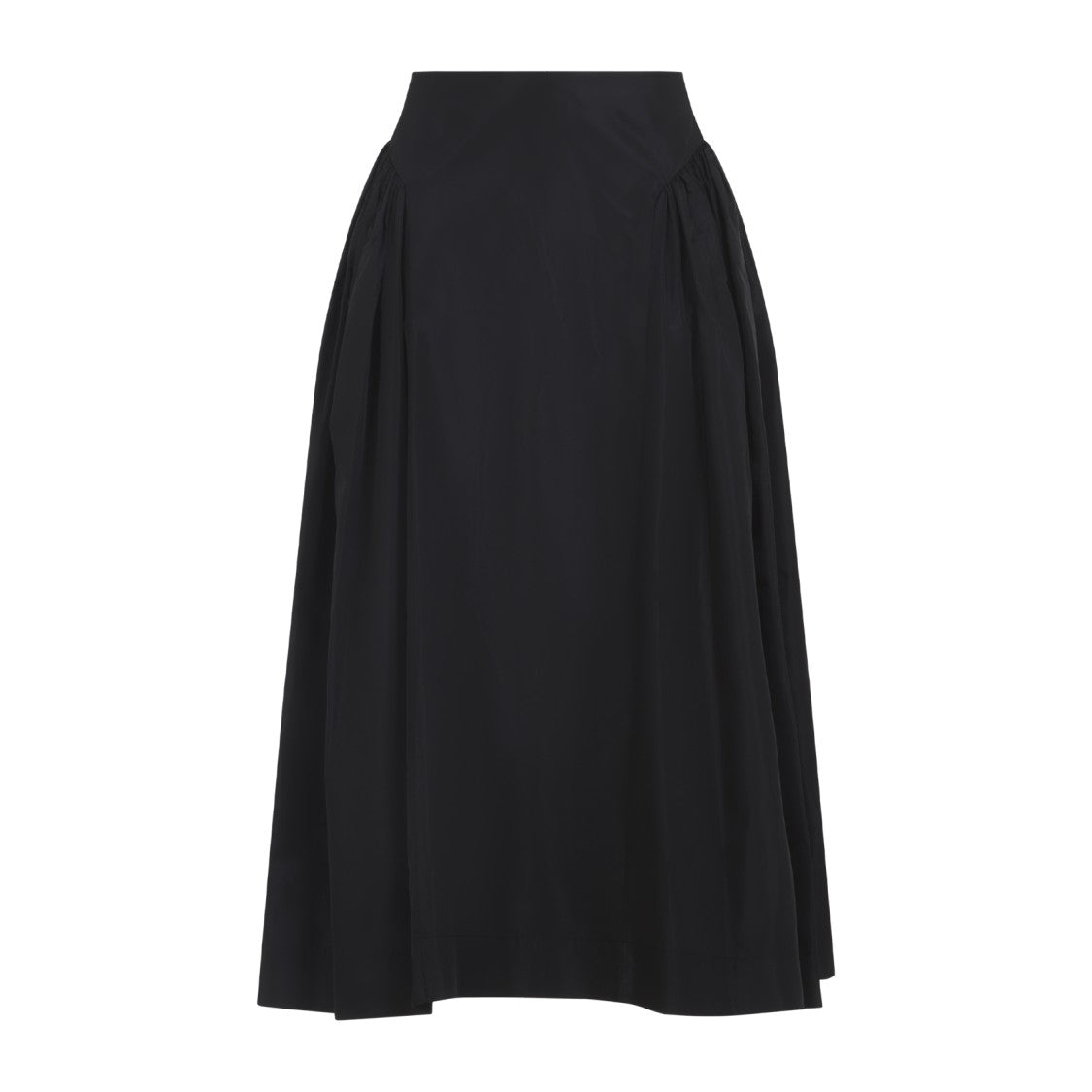 Simone Rocha High-Waisted Midi Skirt With Gathered Pleats