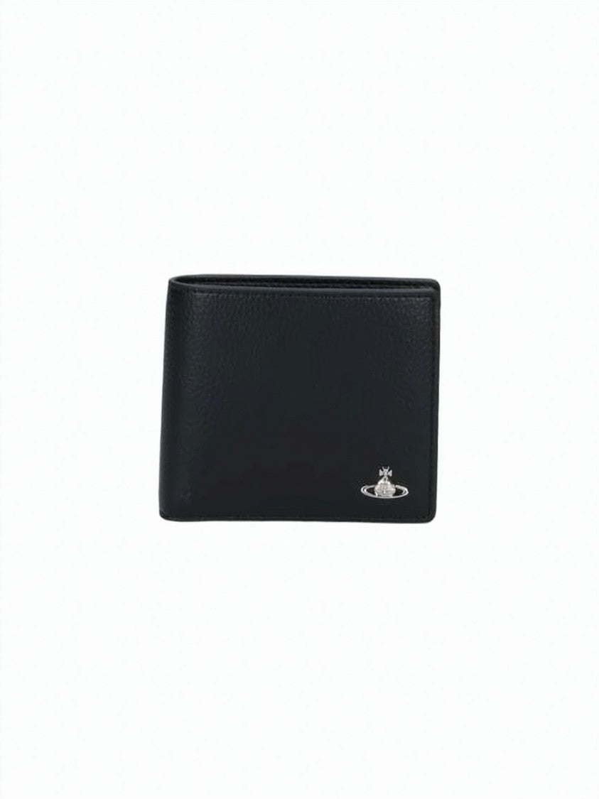 Vivienne Westwood Textured Polyurethane Bifold Wallet