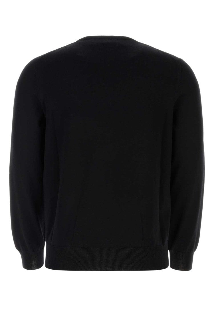 Alexander Mcqueen Black Wool Sweater