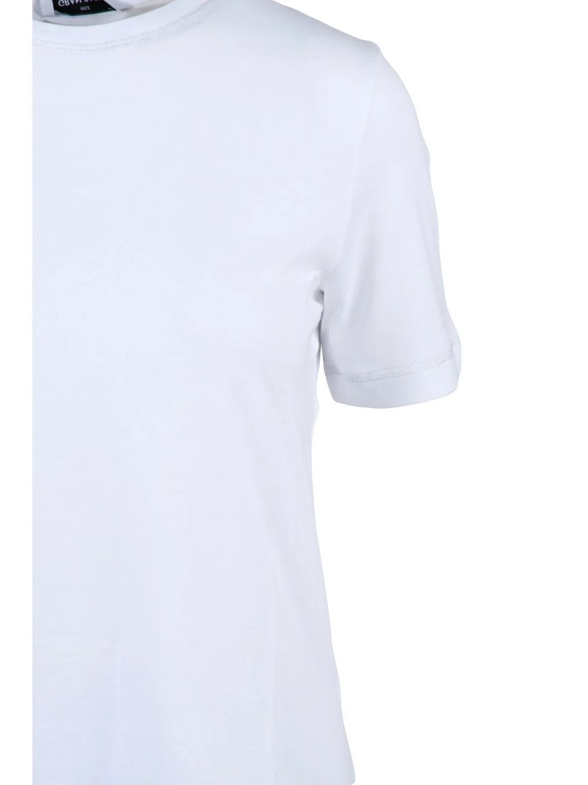 Gran Sasso Essential White Crew Neck Cotton T-Shirt