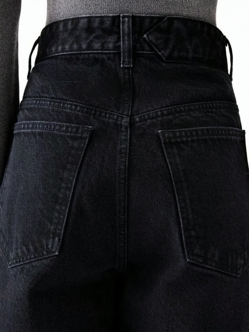 Jacquemus Wide-Leg Denim Pants With High Waist