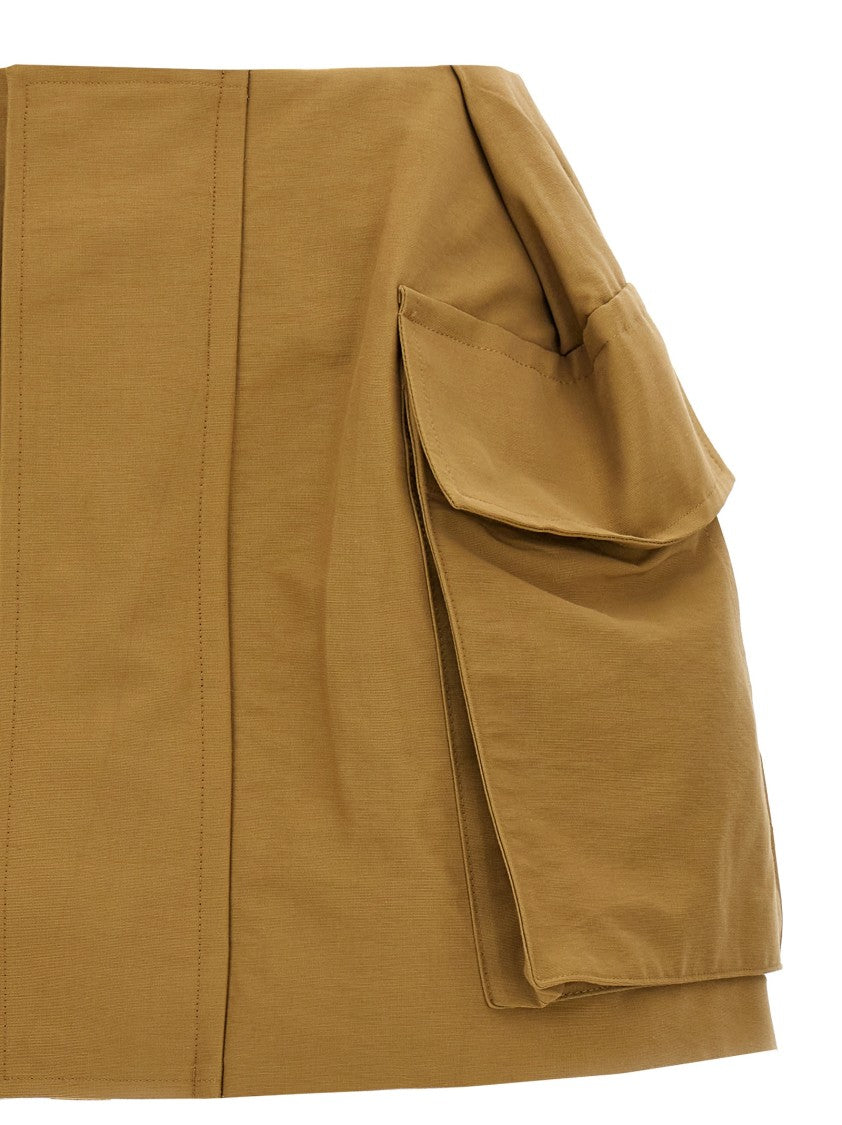 Sacai Structured Cargo Skort With Zip Closure