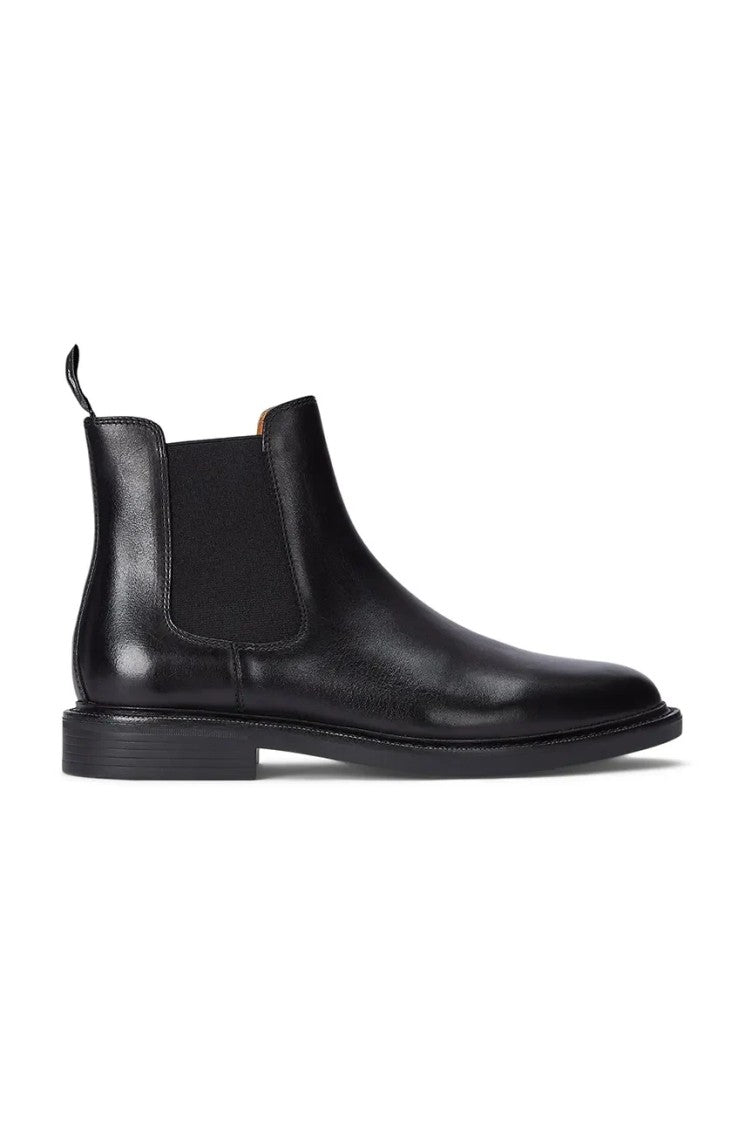 Polo Ralph Lauren Calf Leather Mid-Cut Chelsea Boots