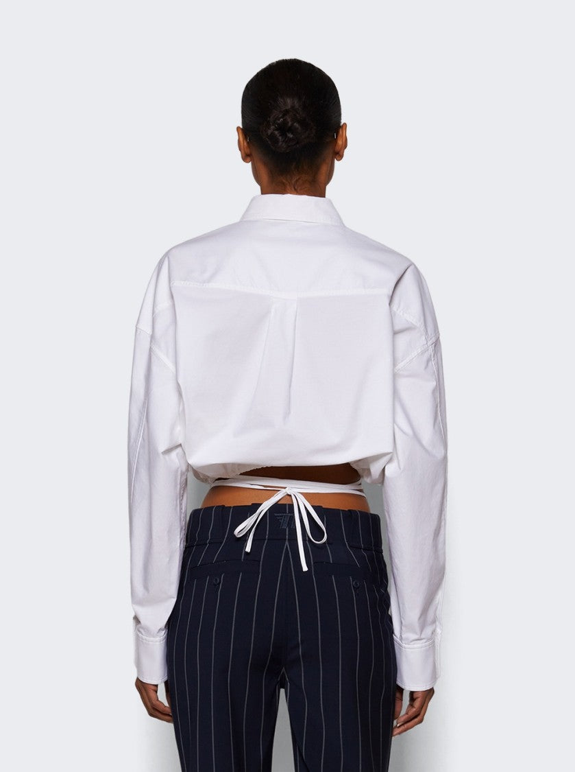T By Alexander Wang Wrap Shirt - White