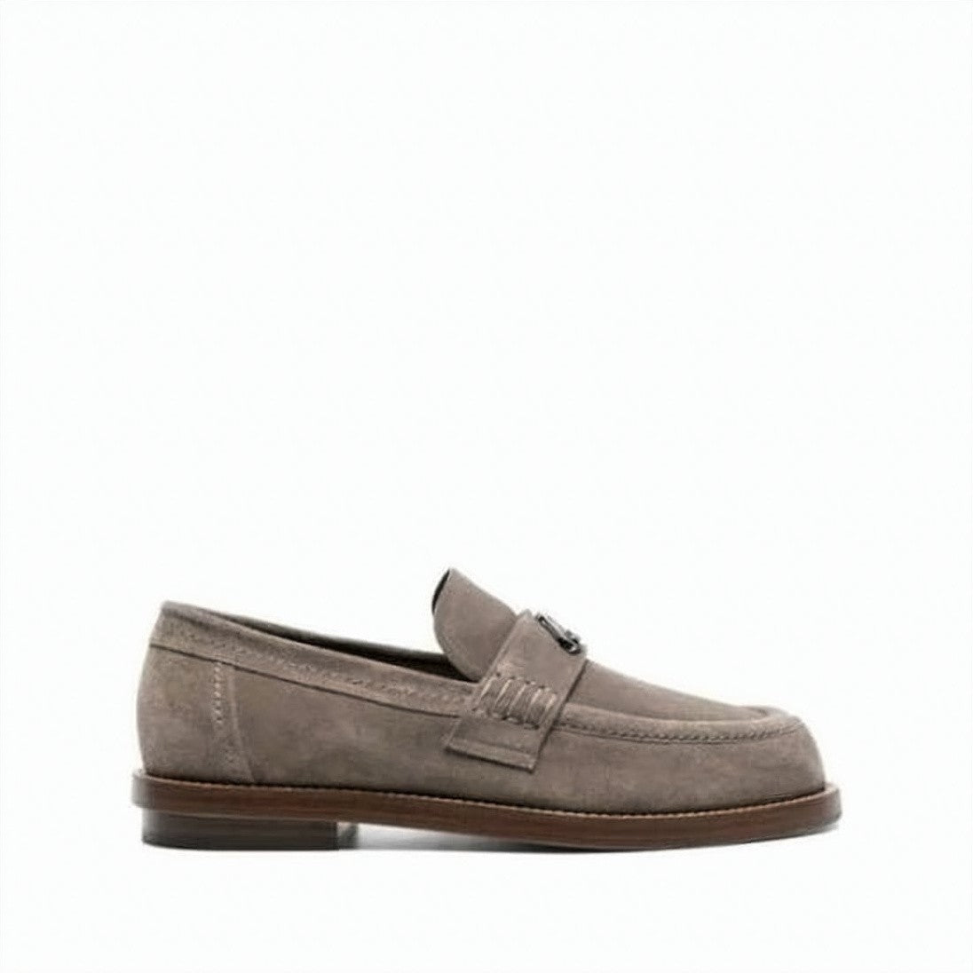 Alexander Mcqueen Soft Suede Penny Loafers