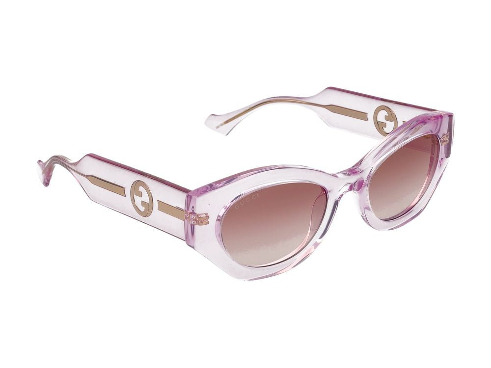 Gucci Pink Oversized Cat-Eye Sunglasses