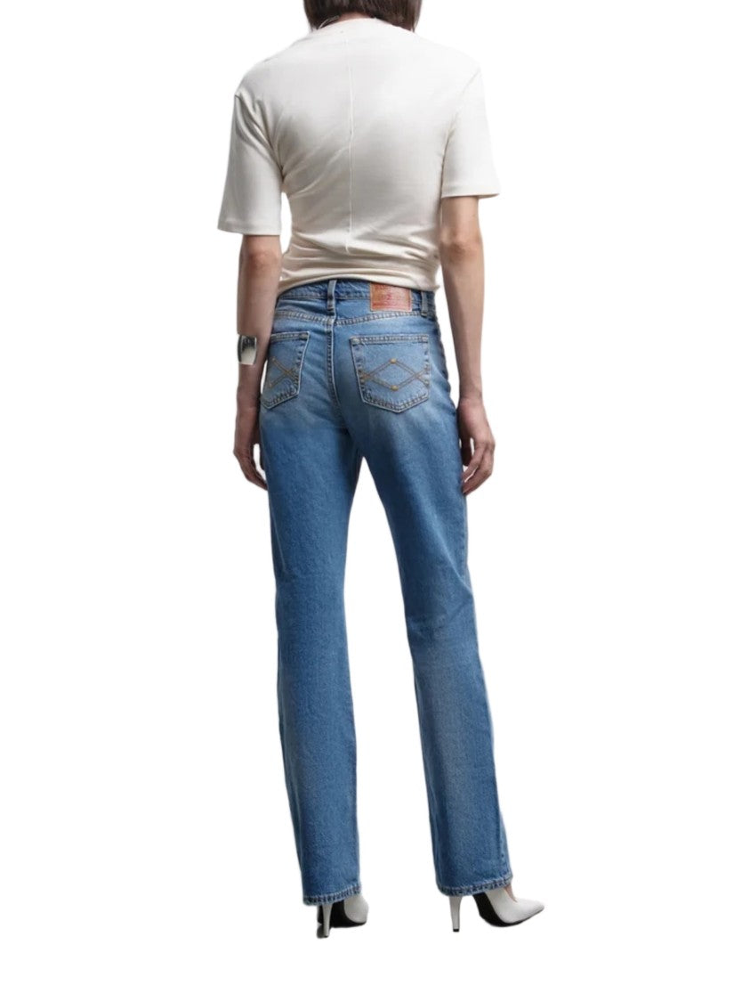 Washington Dee Cee Martha Traditional Five-Pocket Straight-Leg Jeans