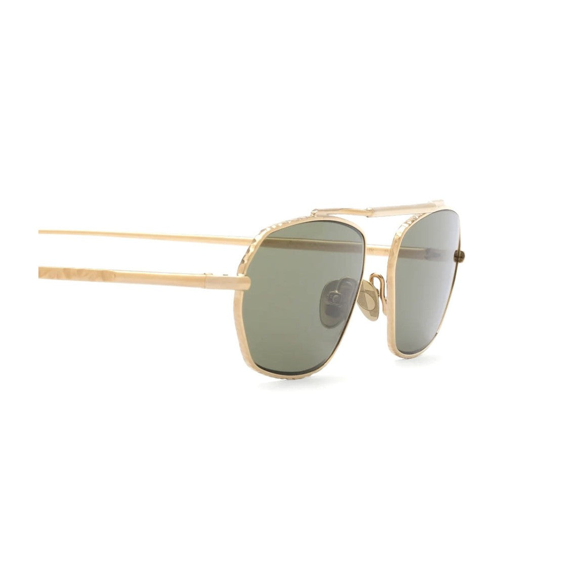 Ahlem Champagne Anjou Minimalist Metal Sunglasses