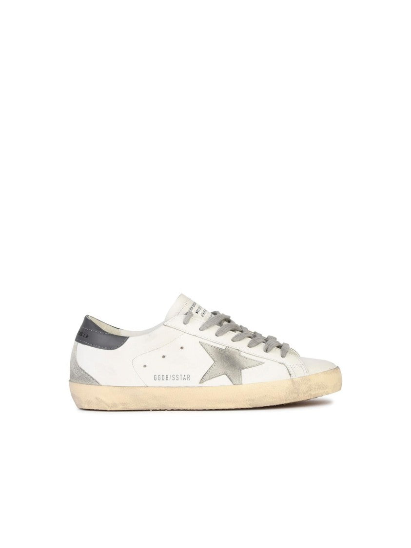 Golden Goose White Leather Sneakers