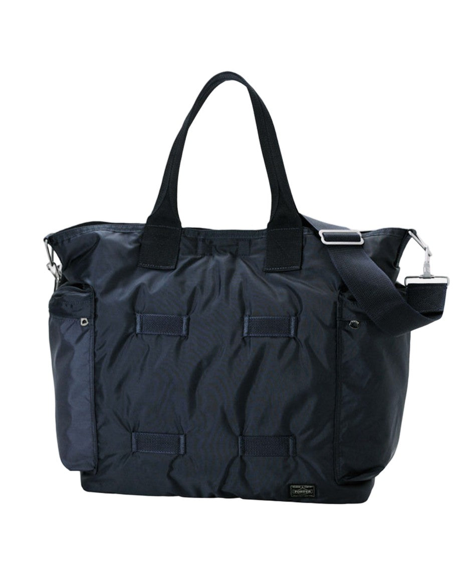 Porter-Yoshida & Co. Versatile Blue Tote Bag With Adjustable Strap