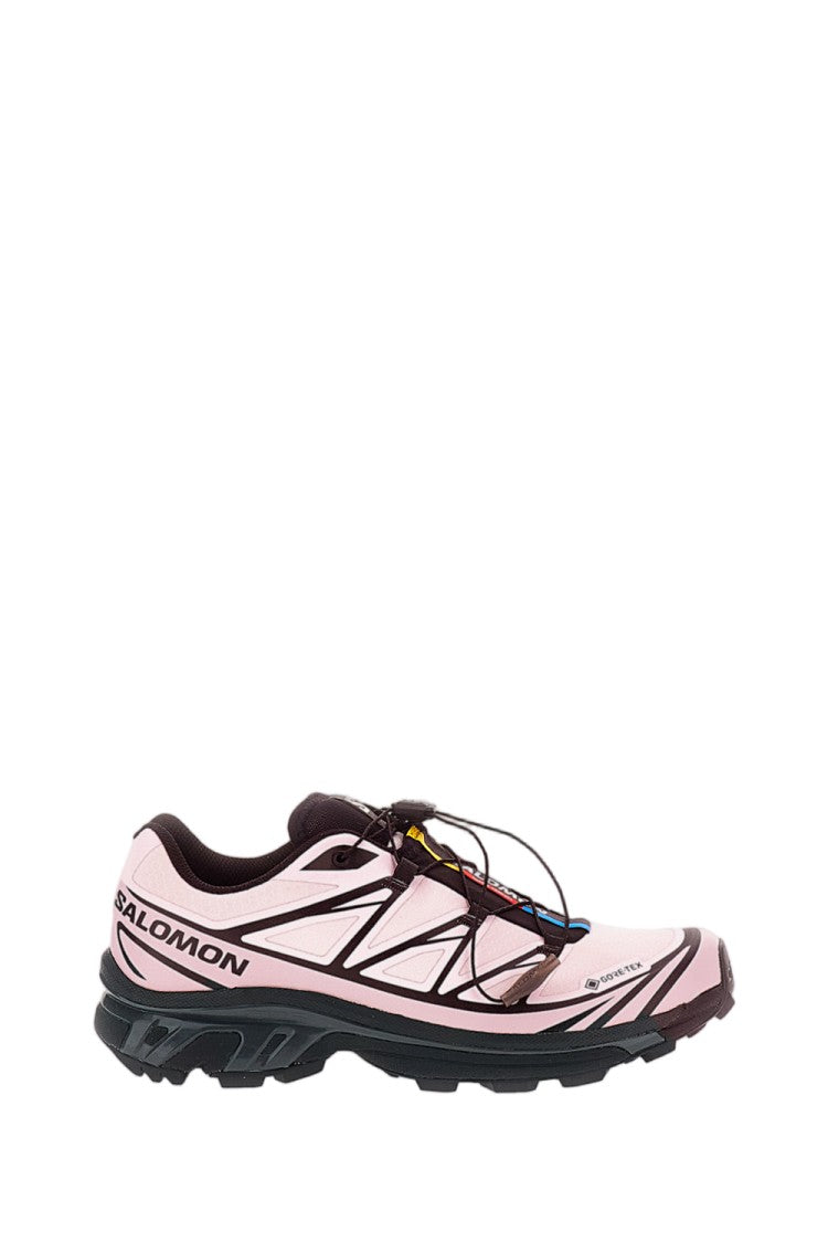Salomon Pink Xt-6 Gtx Waterproof Trail Running Sneakers