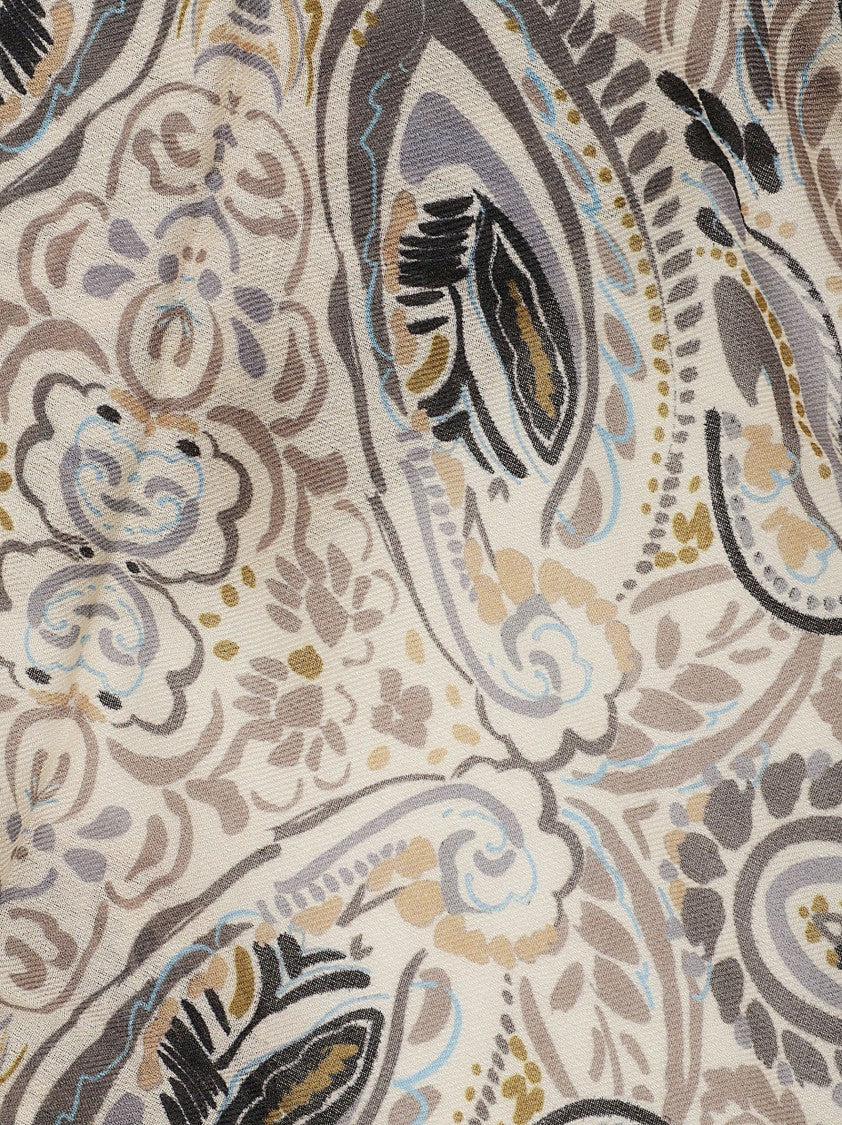 Etro Intricate Paisley And Floral Pattern Scarf By Etro