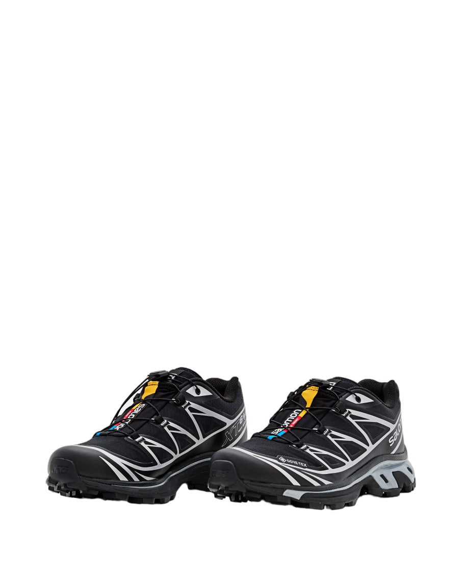 Salomon Black Xt-6 Gtx Textile Sneakers