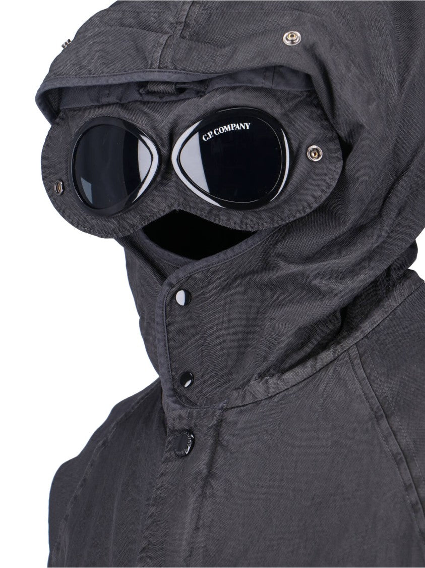 C.P. Company Grey Panama-R Goggle Jacket