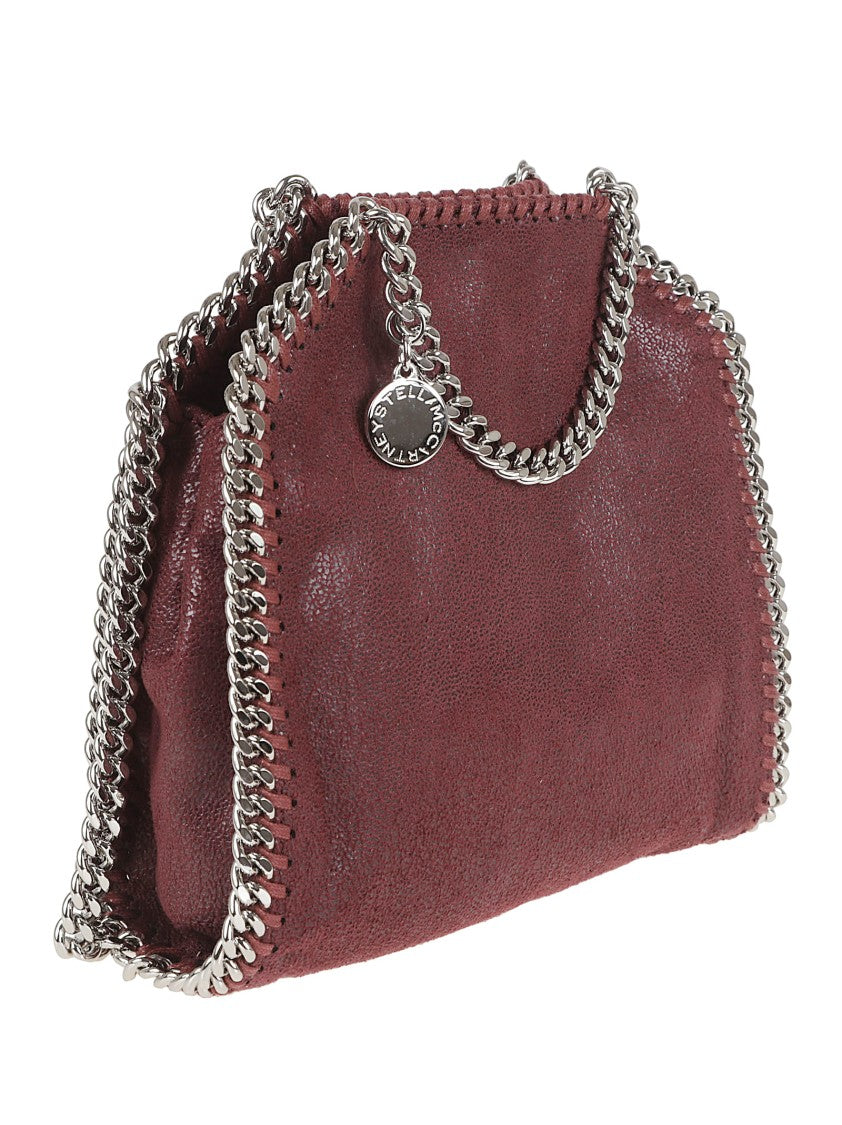 Stella Mccartney Tiny Tote Eco Shaggy Deer W/Palladium Color Chain