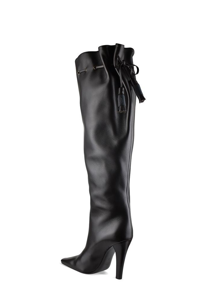 Saint Laurent Gathered Boots