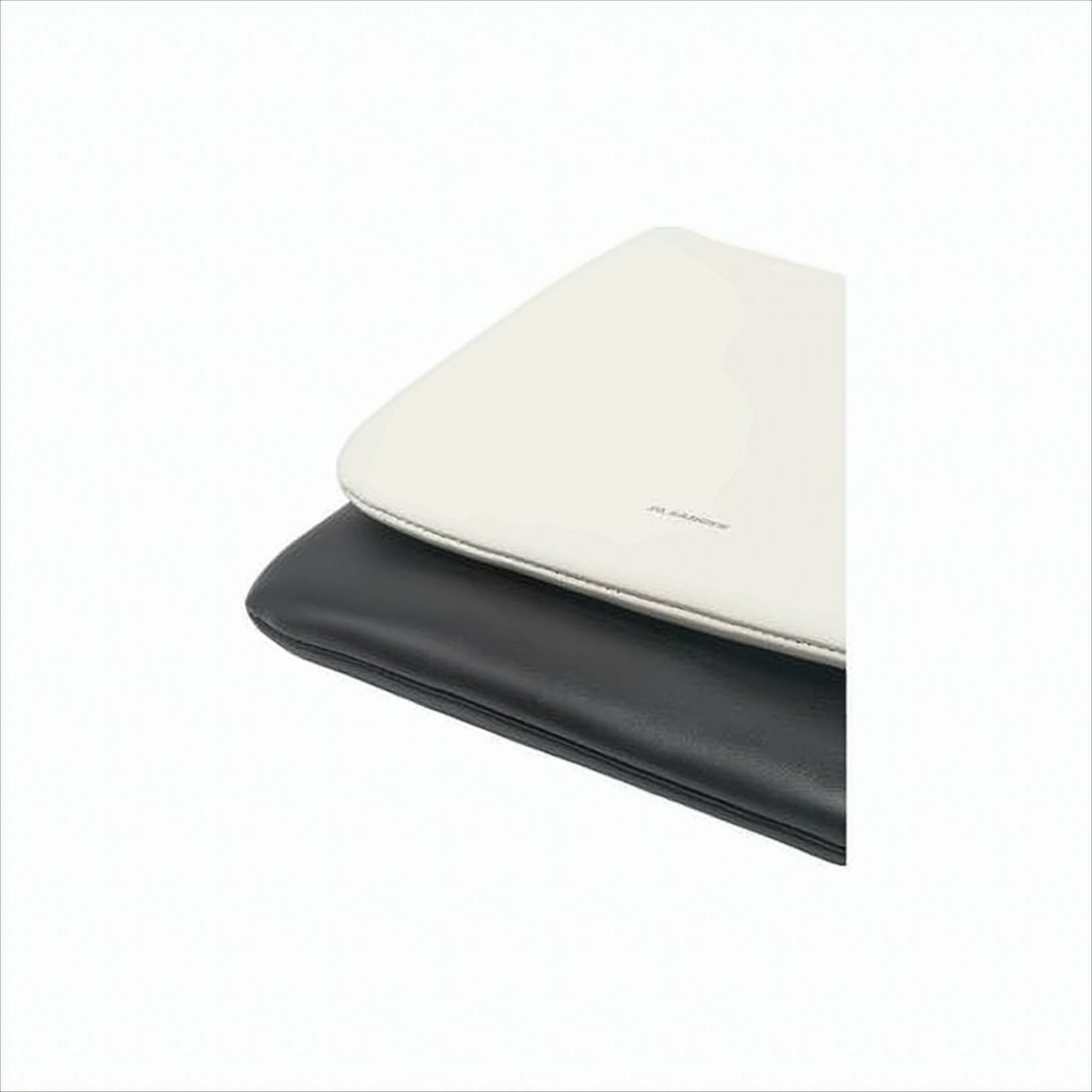 Jil Sander Two-Tone Structured Shoulder Bag With Adjustable Strap