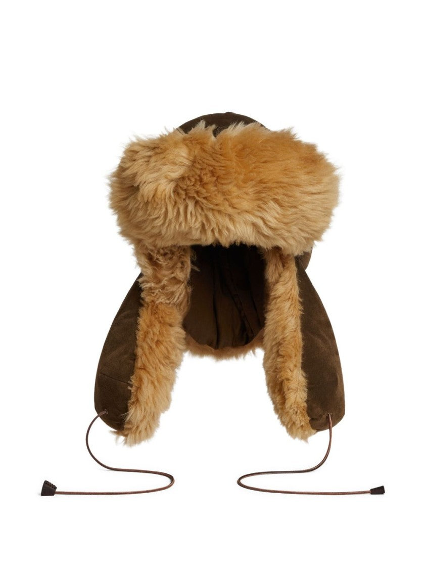 Dsquared2 Brown Silk And Nylon Hat