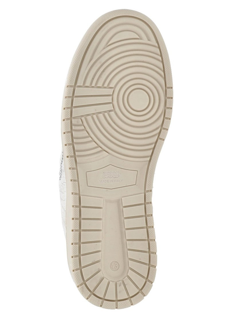 Evenu Equal White Suede Low-Top Sneakers