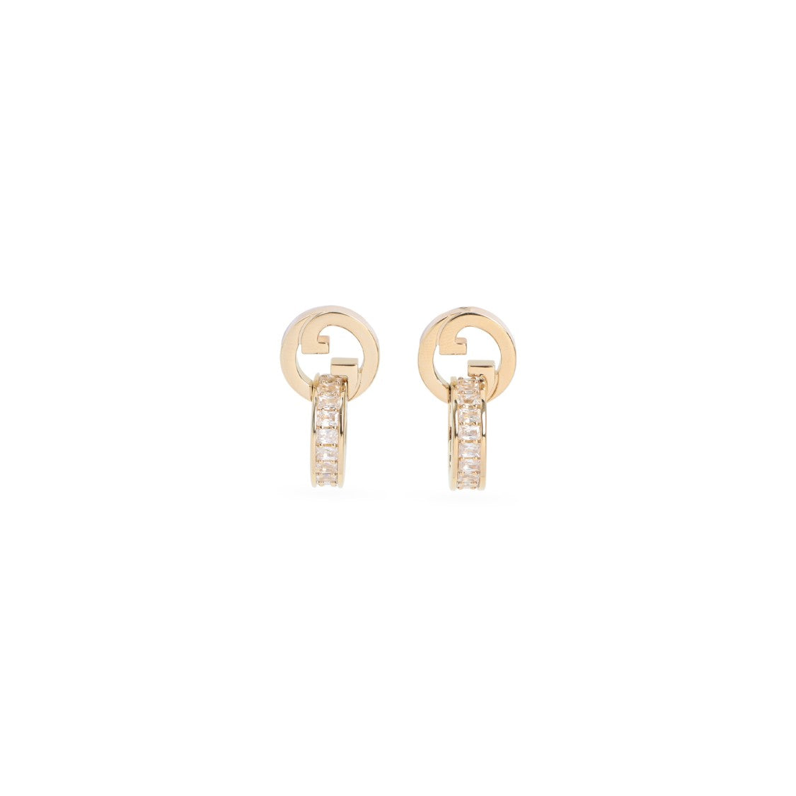 Gucci White Metal Blondie Earrings