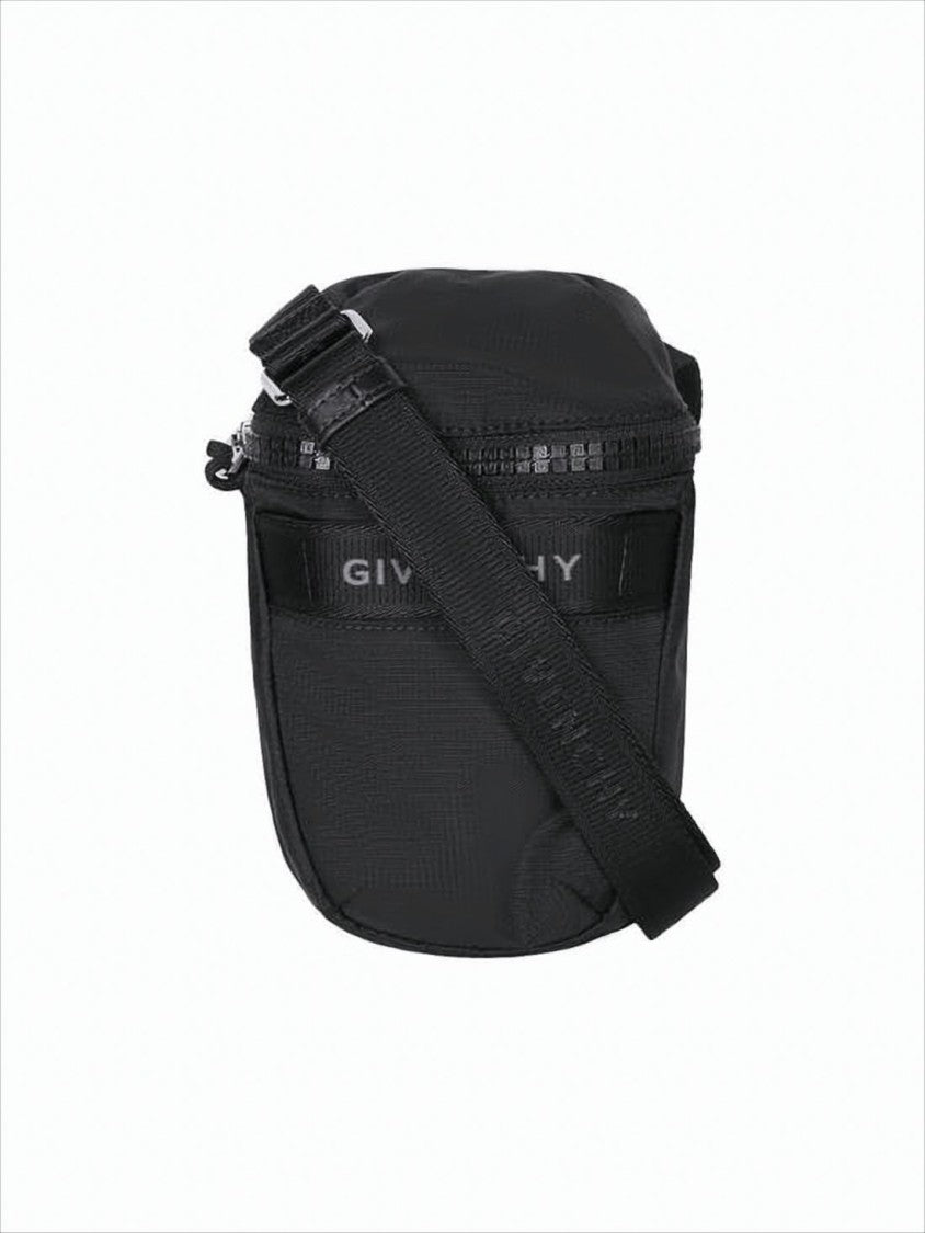 Givenchy Compact Black Polyamide Belt Bag With Adjustable Strap