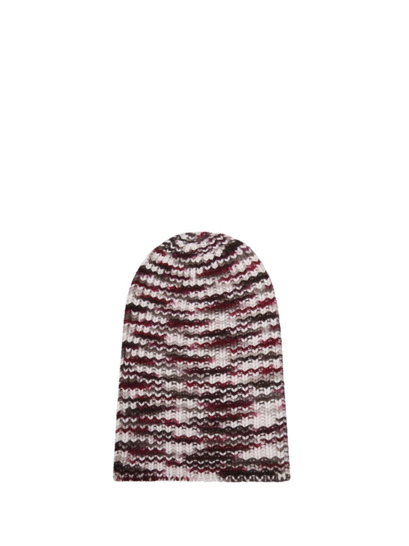 Hurray Multicolored Striped Cashmere Beanie